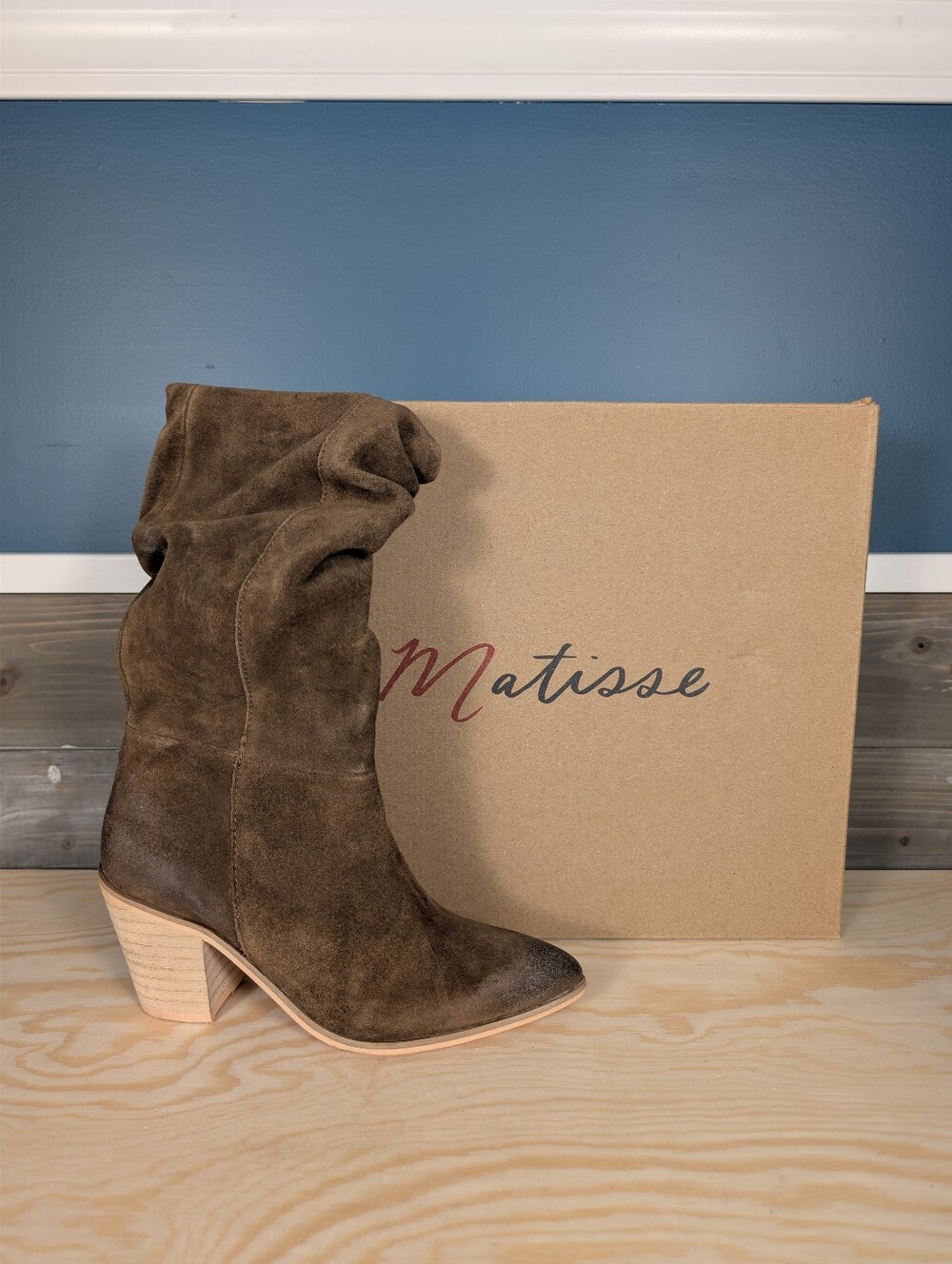Matisse Women's Slouch Darla Heeled Brown Boot Size 6